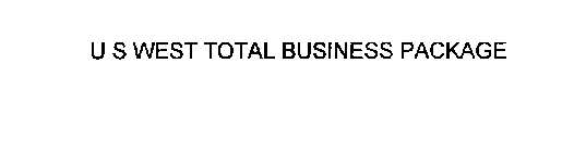 U S WEST TOTAL BUSINESS PACKAGE