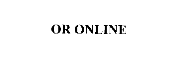 OR ONLINE