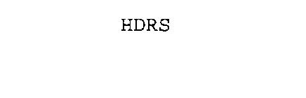 HDRS