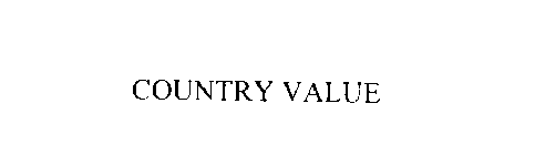 COUNTRY VALUE