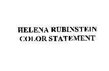 HELENA RUBINSTEIN COLOR STATEMENT