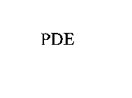 PDE