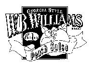 GEORGIA STYLE W.B. WILLIAMS BRAND PEACH SALSA #1 SELECT