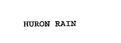 HURON RAIN
