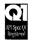 Q1 API SPEC Q1 REGISTERED