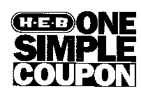H-E-B ONE SIMPLE COUPON
