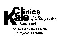 KALE CLINICS OF CHIROPRACTIC RESEARCH 