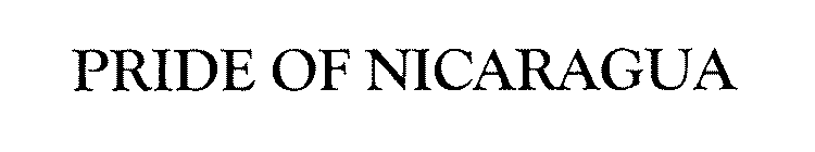 PRIDE OF NICARAGUA