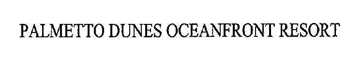PALMETTO DUNES OCEANFRONT RESORT
