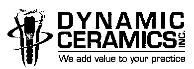 DYNAMIC CERAM ICS INC. WE ADD VALUE TO YOUR PRACTICE