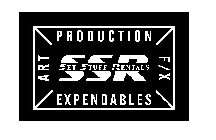 SSR SET STUFF RENTALS PRODUCTION ART F/X EXPENDABLES