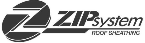 Z ZIP SYSTEM ROOF SHEATHING