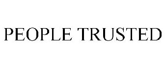 PEOPLE TRUSTED