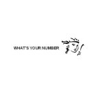WHAT'S YOUR NUMBER