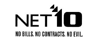 NET10 NO BILLS. NO CONTRACTS. NO EVIL.