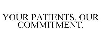 YOUR PATIENTS. OUR COMMITMENT.