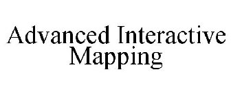 ADVANCED INTERACTIVE MAPPING