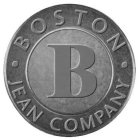 B · BOSTON · JEAN COMPANY