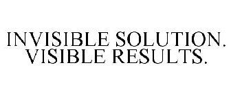 INVISIBLE SOLUTION. VISIBLE RESULTS.