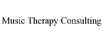 MUSIC THERAPY CONSULTING
