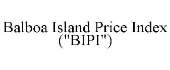 BALBOA ISLAND PRICE INDEX (