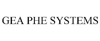 GEA PHE SYSTEMS