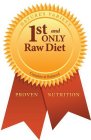 NATURE'S VARIETY 1ST AND ONLY RAW DIET COMPLETE & BALANCED PROVEN NUTRITION