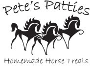 PETE'S PATTIES HOMEMADE HORSE TREATS