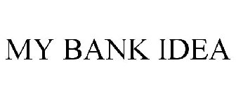 MY BANK IDEA
