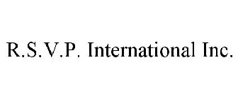 R.S.V.P. INTERNATIONAL INC.