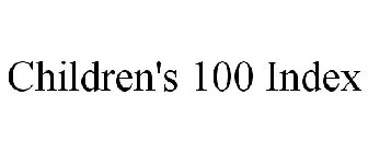 CHILDREN'S 100 INDEX
