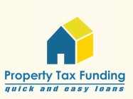PROPERTY TAX FUNDING QUICK AND EASY LOANS