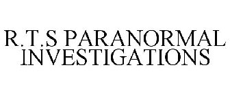 R.T.S PARANORMAL INVESTIGATIONS