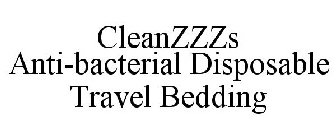 CLEANZZZS ANTI-BACTERIAL DISPOSABLE TRAVEL BEDDING