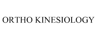 ORTHO KINESIOLOGY