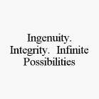 INGENUITY. INTEGRITY. INFINITE POSSIBILITIES