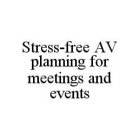 STRESS-FREE AV PLANNING FOR MEETINGS AND EVENTS