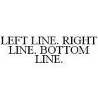 LEFT LINE.  RIGHT LINE.  BOTTOM LINE.