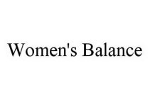 WOMEN'S BALANCE