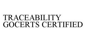 TRACEABILITY GOCERTS CERTIFIED