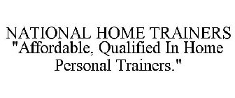 NATIONAL HOME TRAINERS 