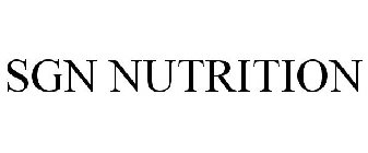 SGN NUTRITION