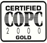 CERTIFIED COPC 2000 GOLD