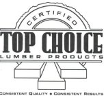 TOP CHOICE CERTIFIED LUMBER PRODUCTS CONSISTENT QUALITY CONSISTENT RESULTS
