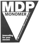 MDP MONOMER 10-METHACRYLOYLOXYDECYLDIHYDROGENPHOSPHATE INNOVATING FOR YOUR SUCCESS
