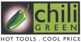 CHILI GREEN HOT TOOLS . COOL PRICE
