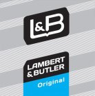 L&B LAMBERT & BUTLER ORIGINAL