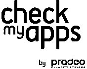 CHECK MY APPS BY PRADEO SECURITY SYSTEMS