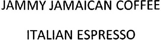 JAMMY JAMAICAN COFFEE ITALIAN ESPRESSO