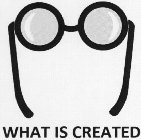WHAT IS CREATED